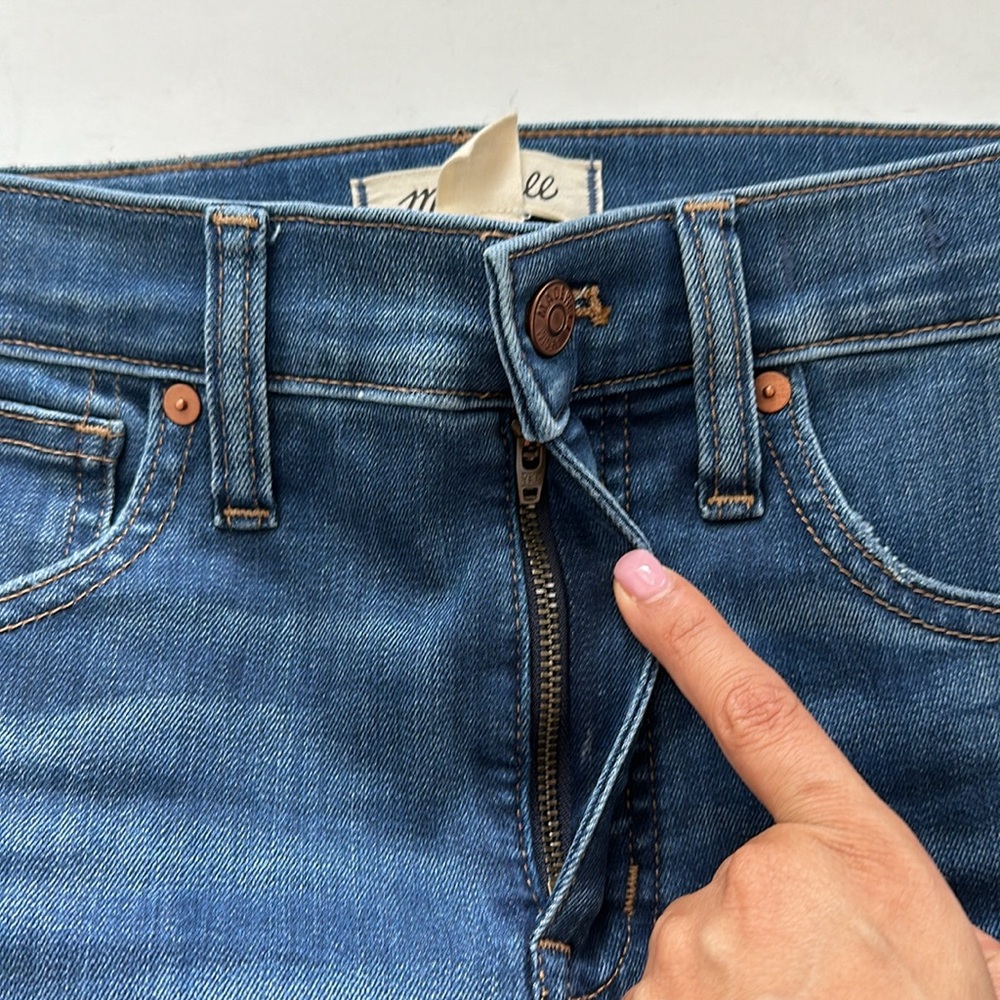 MADEWELL Stovepipe Jeans Size 25 Medium Wash - Picture 12 of 14